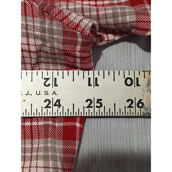 Vintage 90s Polo Ralph Lauren Handwoven Plaid Shirt Men’s Lrg Made in Singapore - Picture 5 of 5